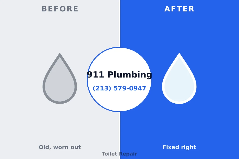 Before and after: plumbing company Franklinton, LA
